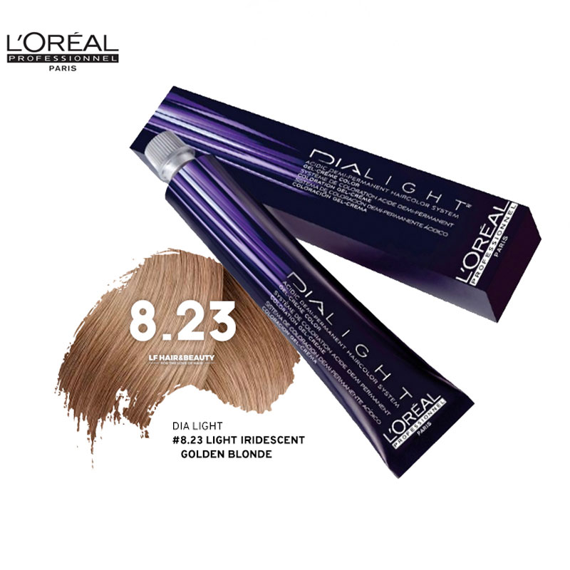 Loreal Dia Light Hair Colourant 8.23 Light Iridescent Golden Blonde 50ml