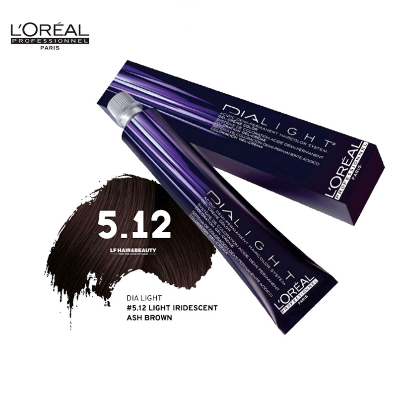 Loreal Dia Light Hair Colourant 5.12 Light Iridescent Ash Brown 50ml