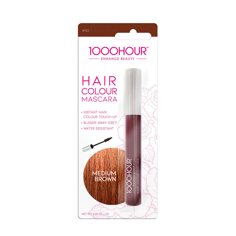 1000 Hour Hair Color Mascara - Medium Brown