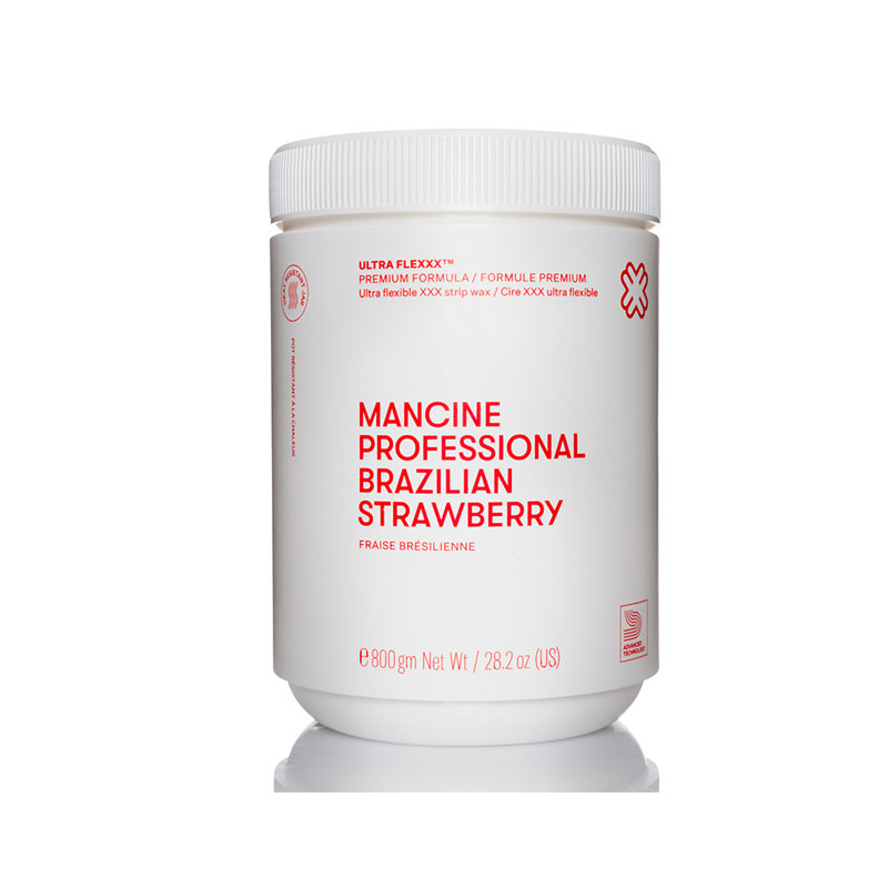 Mancine Strip Wax - Brazilian Strawberry 800g