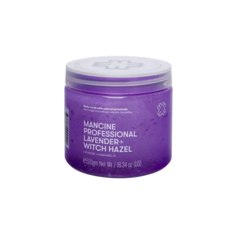 Mancine Hot Salt Scrub - Lavender and Witch Hazel 520g