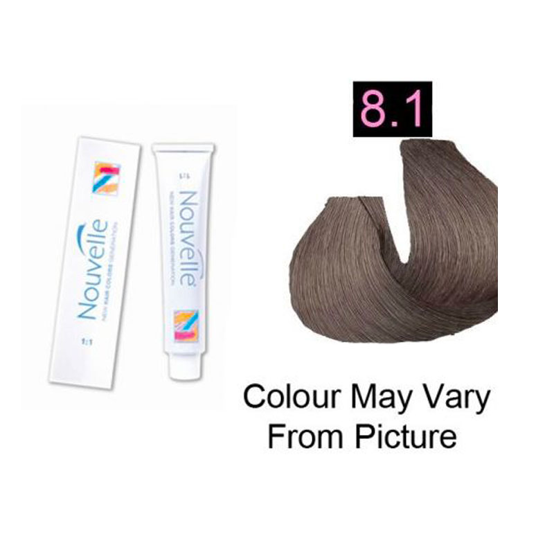 Nouvelle - Permanent Hair Color 8.1/Light Ash Blonde 100ml