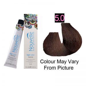 Nouvelle - Permanent Hair Color 5.0/Warm Natural Light Brown 100ml