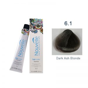 Nouvelle - Permanent Hair Color 6.1 Dark Ash Blonde 100ml
