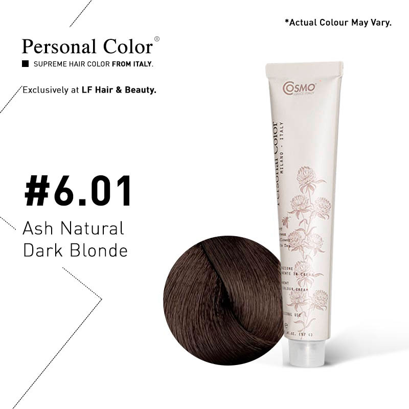 ***BUY 12 GET 2 FREE*** Cosmo Service Personal Color Permanent Cream 6.01 - Ash Natural Dark Blonde 100ml