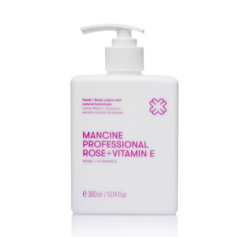 Mancine Hand & Body Lotions - Rose & Vitamin E 300ml