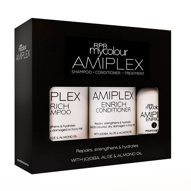 RPR MyColor Amiplex Enrich Shampoo & Conditioner & Treatment Kit