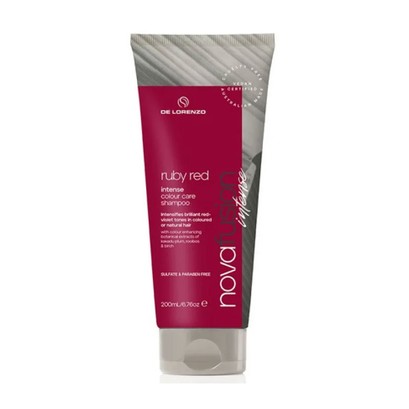 De Lorenzo Nova Fusion Intense Colour Care Shampoo 200ml - Ruby Red