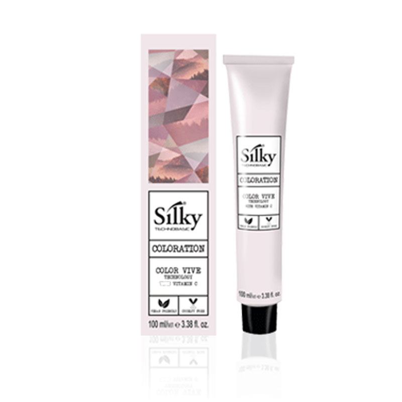 Silky 4/4N Permanent Hair Color 100ml - Brown