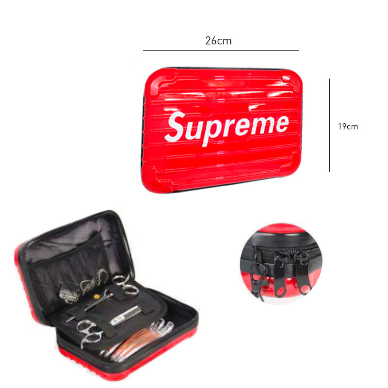 Supreme Barber Tool Box Red