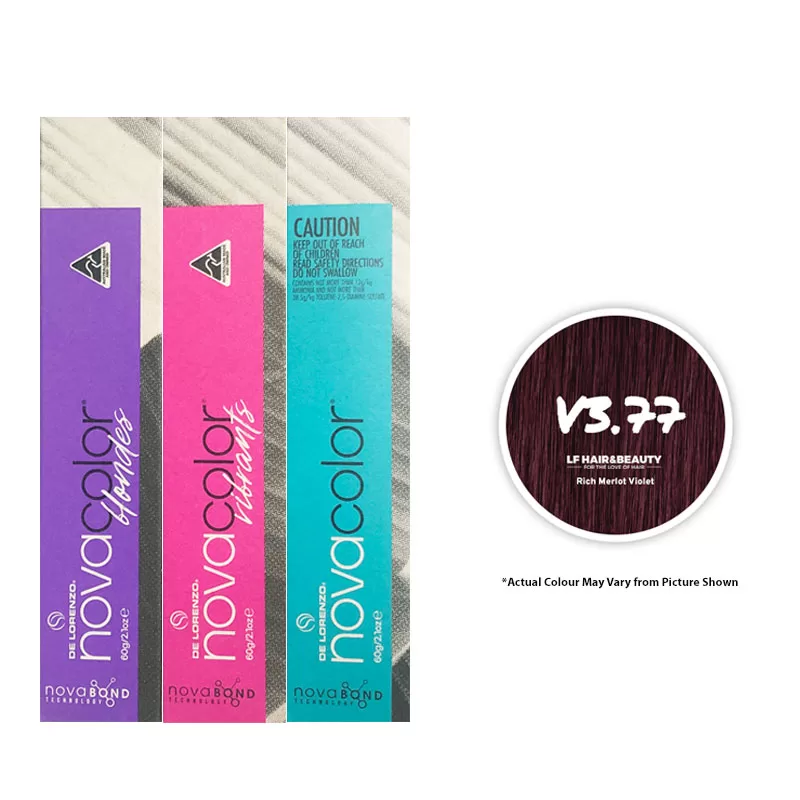 De Lorenzo NovaColor Permanent Colour V3.77 - Rich Merlot Violet 60g