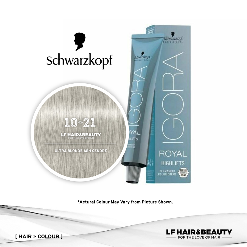 veronderstellen Agrarisch Inferieur Schwarzkopf Igora Royal Highlifts 10-21 Ultra Blonde Ash Cendre 60ml - LF  Hair and Beauty Supplies