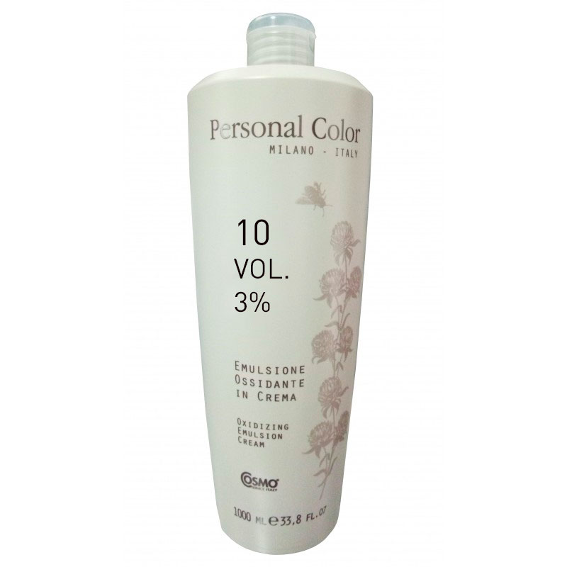 ***BUY 12 GET 2 FREE***Personal Color Oxidising Emulsion Cream Peroxide 10 Vol. 3% - Color Cream Developer 1000ml