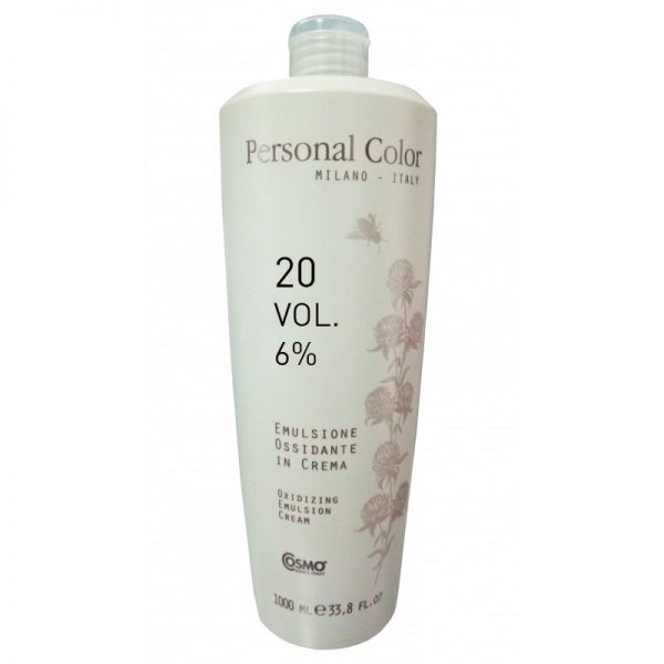 Personal Color Oxidising Emulsion Cream Peroxide 20 Vol. 6% - Color Cream Developer 1000ml
