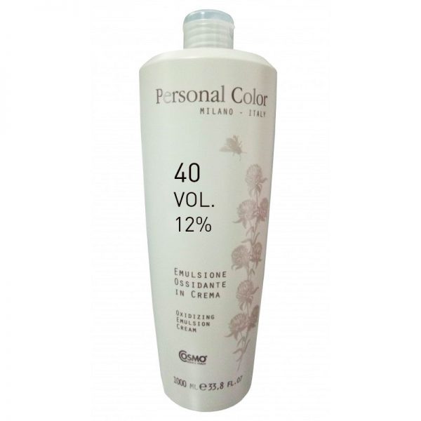 Personal Color Oxidising Emulsion Cream Peroxide 40 Vol. 12% - Color Cream Developer 1000ml