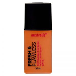 Australis Fresh & Flawless Full Coverage Foundation 30ml - Golden Tan