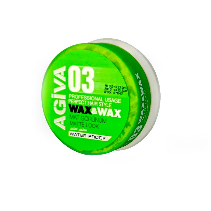Agiva Wax & Wax #03 Hair Matte Look Green 150ml