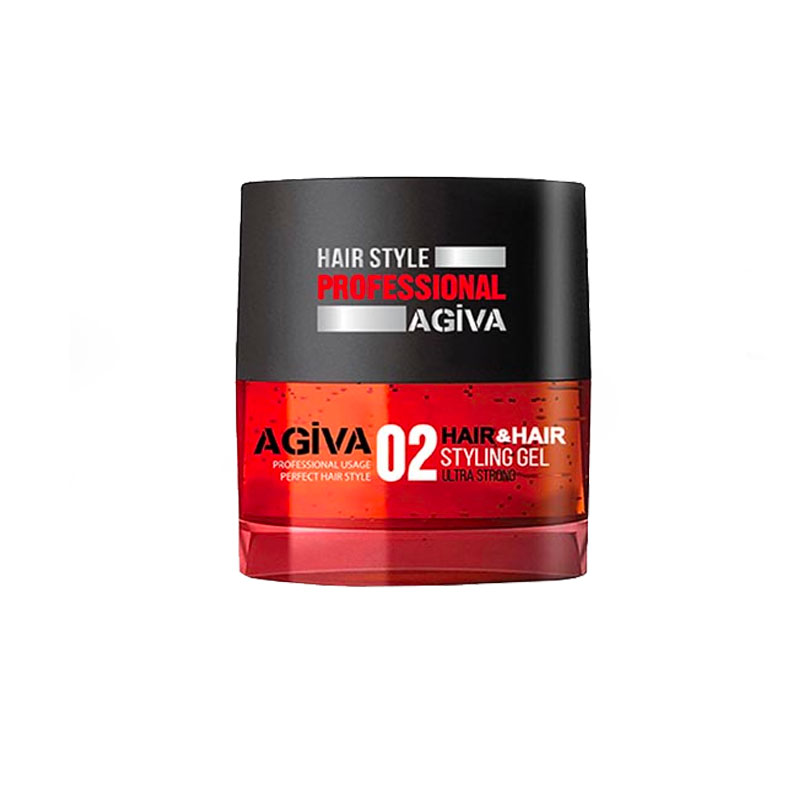 Buy 12 get 12 Free ** Agiva Hair & Hair 02 Styling Gel Ultra Strong 700ml -  LF Hair and Beauty Supplies