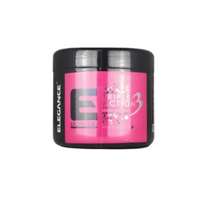 Elegance by Sada Pack Triple Action 3 Styling Hair Gel - Pink 500ml