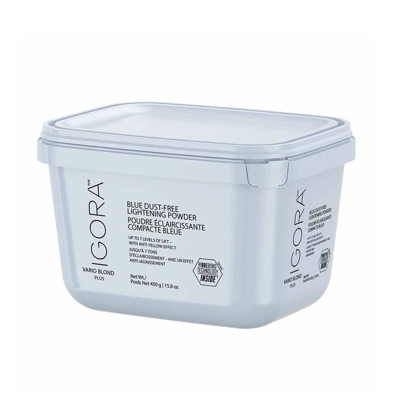 Schwarzkopf IGORA Vario Blond Plus Blue Dust Free Lightening Powder Bleach 450g