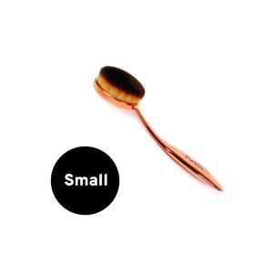PureOx Rose Gold Oval Makeup Brush - Extra Small