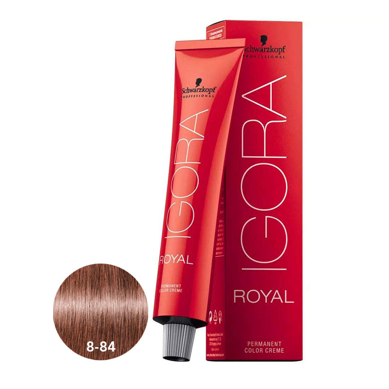 Schwarzkopf Igora Royal 8-84 Light Blonde Red Beige 60ml