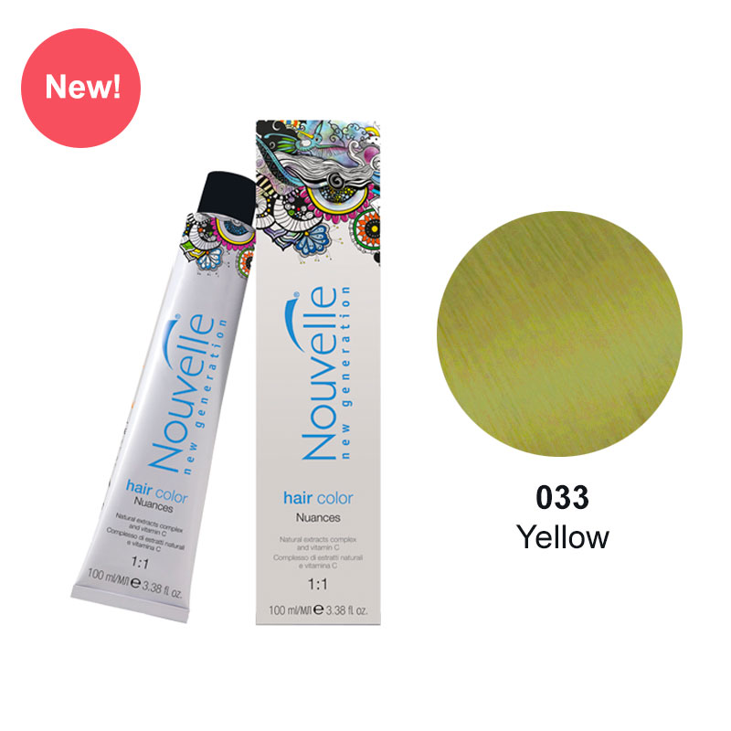 Nouvelle New Generation Hair Color Nuances 1:1 100ml - Yellow 033