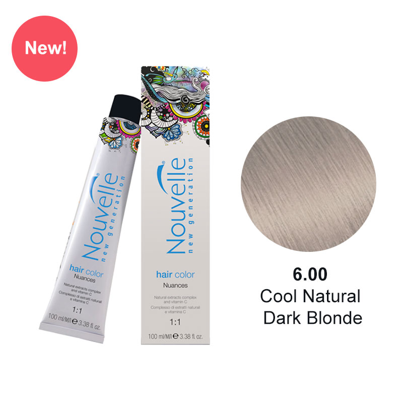 Nouvelle New Generation Hair Color Nuances 1:1 100ml - Cool Natural Dark Blonde 6.00