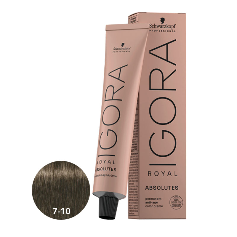 Schwarzkopf Igora Royal 7-10 Medium Blonde Cendre Natural 60ml