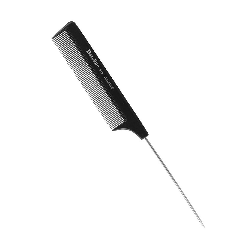 Black Celcon Tail Comb 510 – Stainless Steel