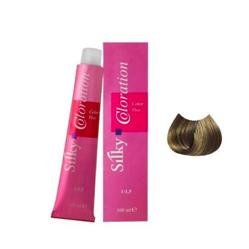 Silky 7.11 Permanent Hair Color 100ml - Intense Ash Blonde