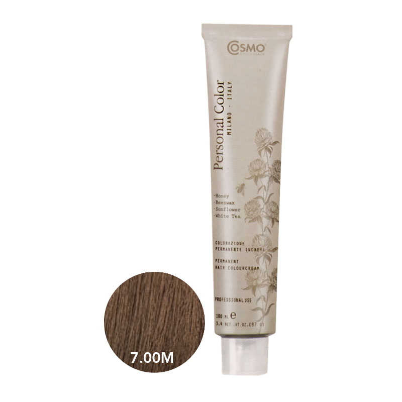 ** Buy 12 get 1 Free ** Cosmo Service Personal Color Permanent Cream 100ml - Blond Mat 7.00M