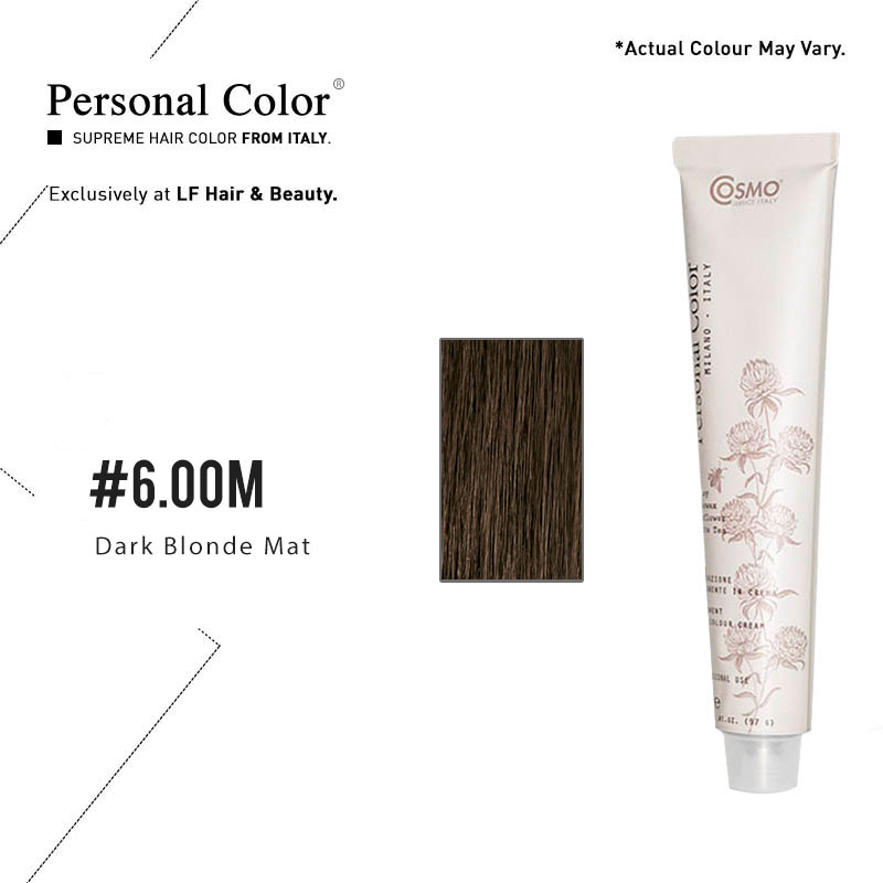***BUY 12 GET 2 FREE*** Cosmo Service Personal Color Permanent Cream 100ml - Dark Blond Mat 6.00M