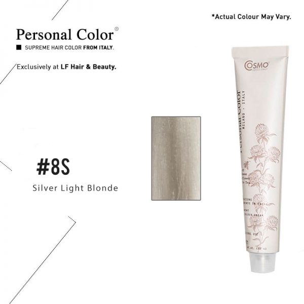 Cosmo Service Personal Color Permanent Cream 100ml - Silver Light Blond 8S
