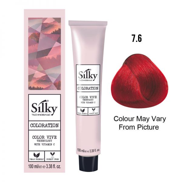 Silky Color 7.6 Red Blonde 100ml
