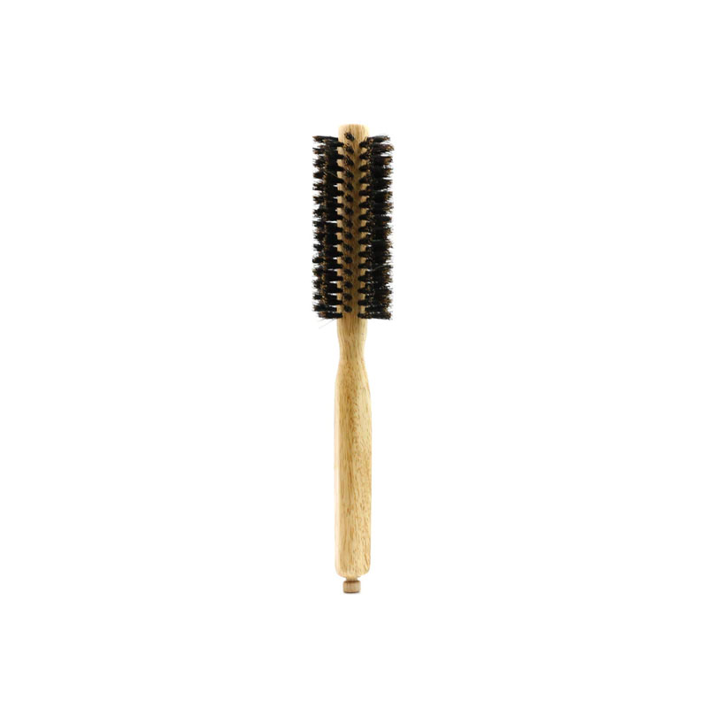 Wooden Round Brush with Boar Bristle 13mm
