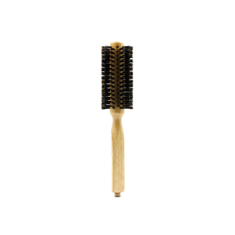 Wooden Round Brush with Boar Bristle 19mm