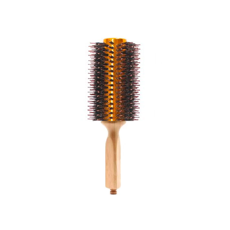 Wooden Round Thermal Brush with Nylon Boar Bristle 40mm