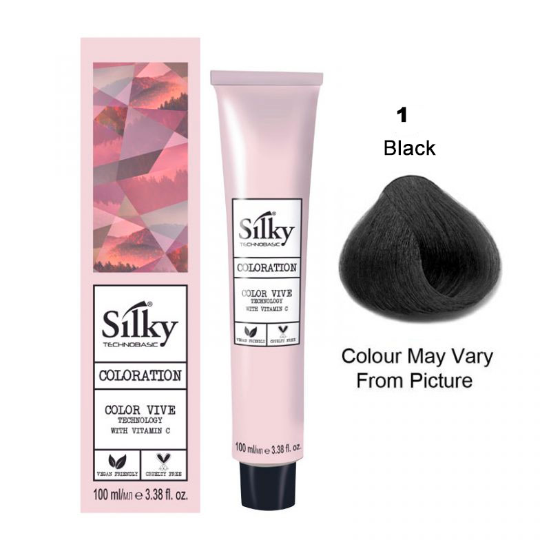 Silky Color 1 Black 100ml
