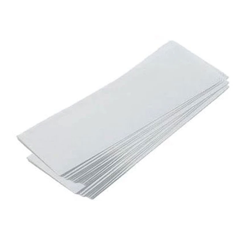White Pre Cut Wax Strips 100pk