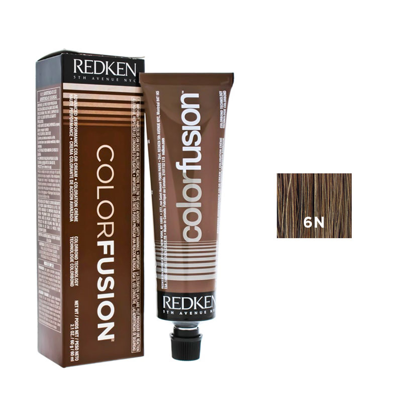 Redken Color Fusion Advanced Performance Colour Cream 6n Lf Hair And Beauty Supplies 