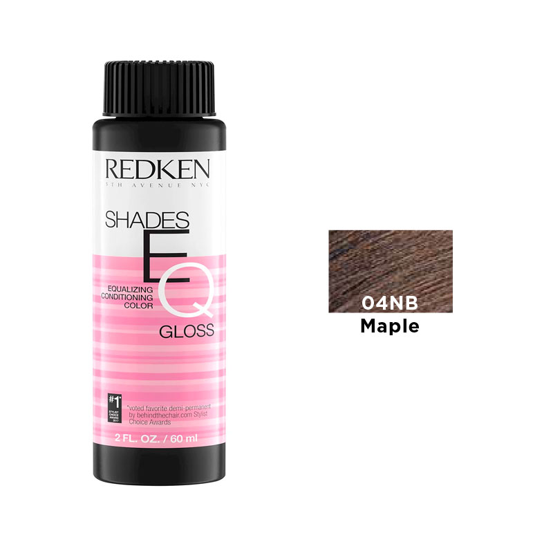 Redken Shades EQ Gloss Equalizing Conditioning Color 60ml - Maple 04NB - LF  Hair and Beauty Supplies