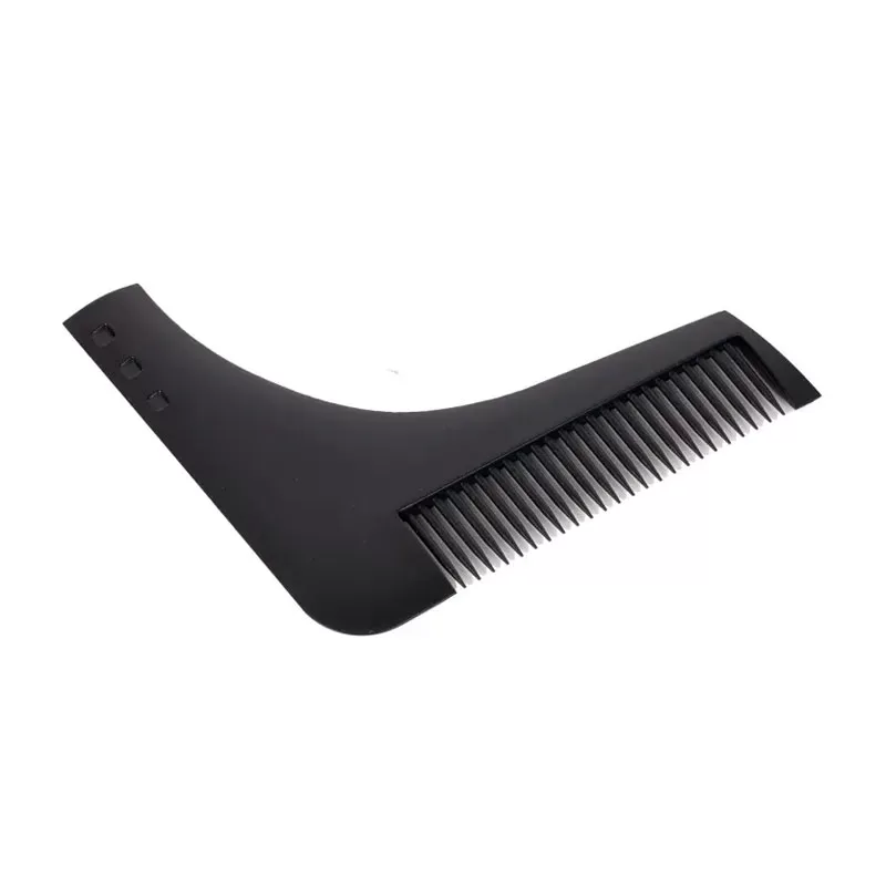 Beard Shaping Template Comb Styling Barber Tool Symmetry Trimming Shaper Black