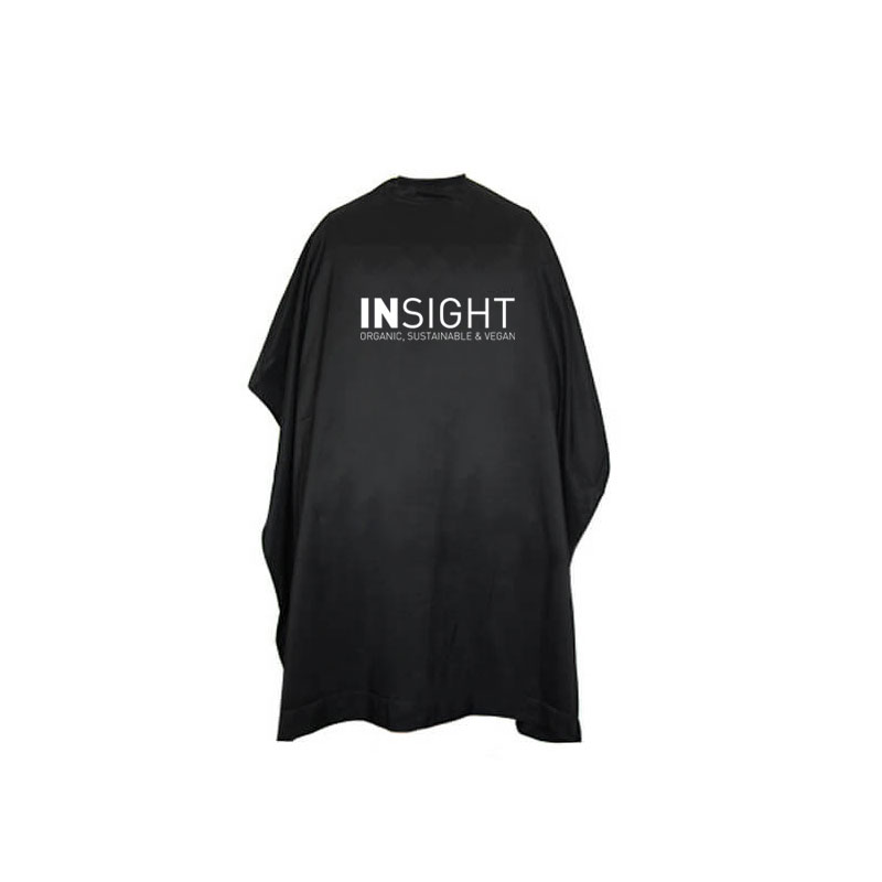 Insight Barber Cape Plain Black - WaterProof and Chemical Proof