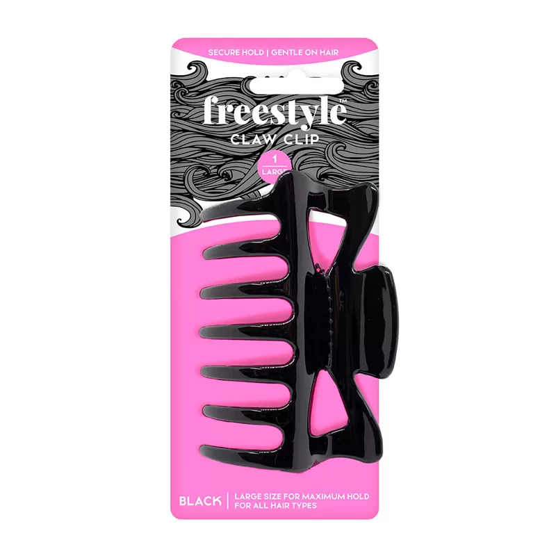 FREESTYLE Large Claw Clip Black
