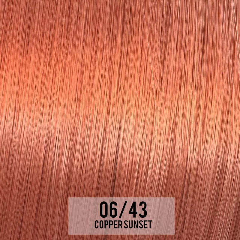 Wella Professionals Shinefinity Zero Lift Glaze Demi-Permanent Hair Colour 60ml Copper Sunset 06/43