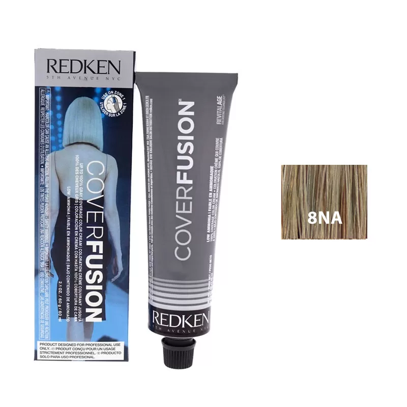 Redken Color Fusion Advanced Performance Colour Cream 8NA Natural/ASH