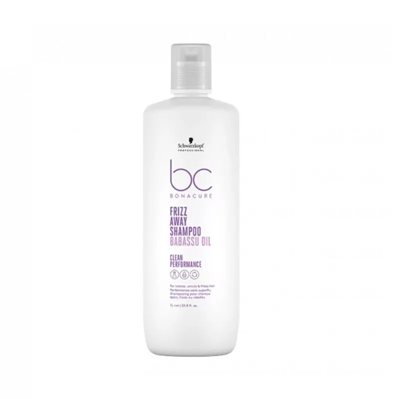 Schwarzkopf BC Bonacure Frizz Away Shampoo For Coarse, Unruly and Frizzy Hair 1000ml