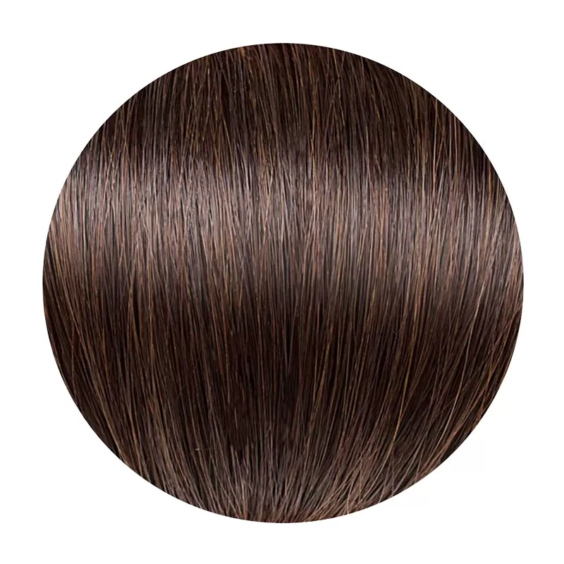 Seamless1 Clip-in Human Hair Extensions 5 Pieces 21.5-22 Inches Dark Chocolate