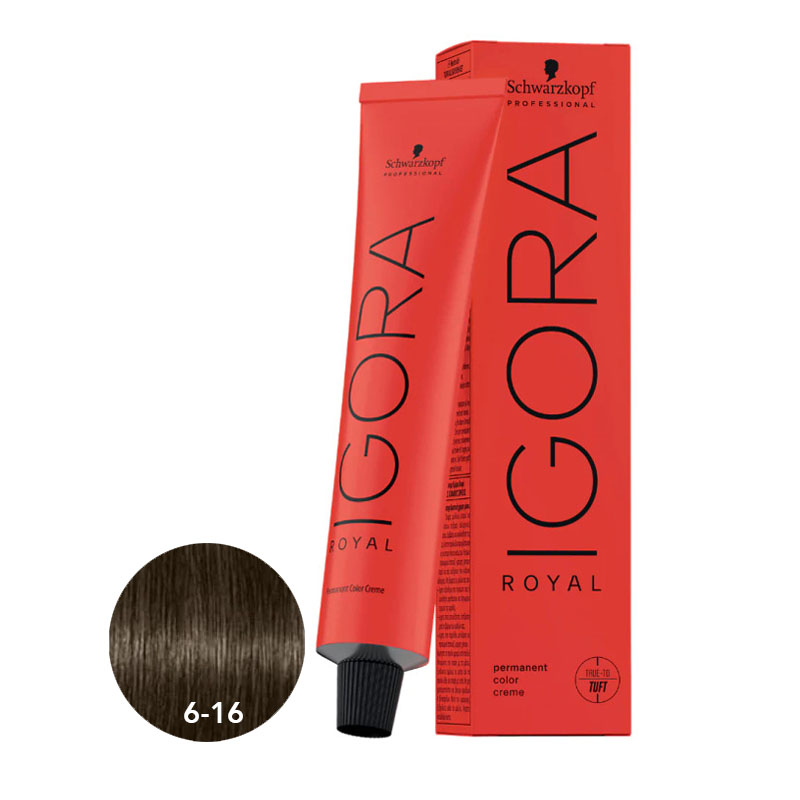 Schwarzkopf Igora Royal 6-16 Dark Blonde Cendre Chocolate 60ml